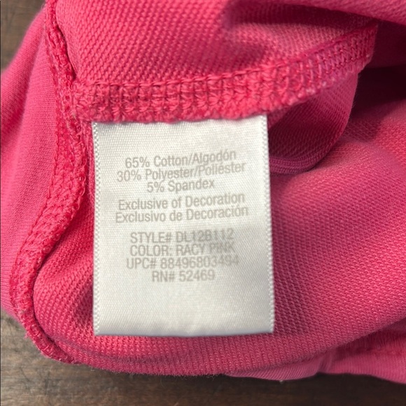 Danskin Pink Athletic Shorts with Elastic Waistband Sz 4/6 - Picture 9 of 11